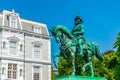 Statue of Willem of Orange in front of the Noordeinde palace in the Hague, Netherlands Royalty Free Stock Photo