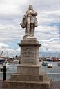 Statue of William of Orange, Brixham Devon England