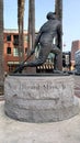 Willie Mays statue outside Oracle Park