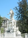 Statue of Wolfgang Amadeus Mozart, Vienna, Austria Royalty Free Stock Photo