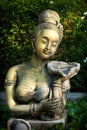 Statue of a woman. In ancient Thai literature.