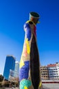 Statue `Woman and Bird` Dona i Ocell, in catalan, created by J