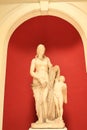 Statue of woman and child in Vatican Museum Royalty Free Stock Photo