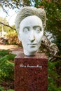 statue of of woman Rosa Luxemburg in Graal-Mueritz