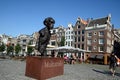 Statue of the writer Multatuli at the Torensluis