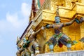 A statue of Yaksa (Giant) on guard at the Temple of the Emerald Buddha