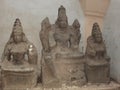 10th century statue of hindu goddess at the Thanjavur Maratha Palace Tamilnadu, India Royalty Free Stock Photo