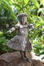 Statue of a Young Girl Royalty Free Stock Photo