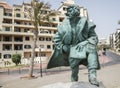 Statue of Zarco in Funchal, Madeira Royalty Free Stock Photo