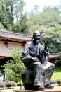 The statue of Zhuxi in Wuyi mountain