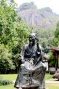 The statue of Zhuxi in Wuyi mountain