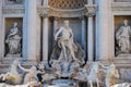 Statues Of Adundance, Oceanus, Health, Trevi fountain, Rome, Italy