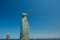 Statues along the Malecon in Puerto Vallarta Royalty Free Stock Photo
