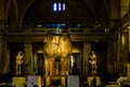 Statues of Amenhotep, his wife Tiye and daughter Henuttaneb in Museum of Egyptian Antiquities known commonly as the Egyptian Royalty Free Stock Photo