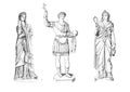 Statues | Antique Art Illustrations