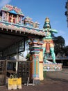 The Statues in the Batu Caves and Cave Temples in Gombak, Selangor in Kuala Lumpur, Malaysia Royalty Free Stock Photo