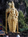 The Statues in the Batu Caves and Cave Temples in Gombak, Selangor in Kuala Lumpur, Malaysia Royalty Free Stock Photo