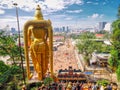 The Statues in the Batu Caves and Cave Temples in Gombak, Selangor in Kuala Lumpur, Malaysia Royalty Free Stock Photo