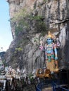 The Statues in the Batu Caves and Cave Temples in Gombak, Selangor in Kuala Lumpur, Malaysia Royalty Free Stock Photo