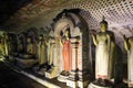 The statues of Buddha around Dambulla Cave Temple Royalty Free Stock Photo