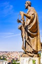 The statues of Cathedral of Almudena