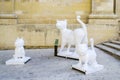 Statues of cats in Malta