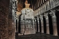 Statues Cave temple complexes of Ajanta and Ellora