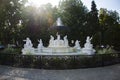 Statues in Central Park, Cluj-Napoca, Romania.