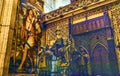 Statues Christopher Columbus Tomb Seville Cathedral Spain Royalty Free Stock Photo