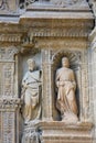 Statues at the Church of Haro, La Rioja Royalty Free Stock Photo