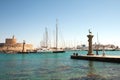 Statues of deer and deer in Rhodes