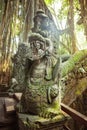 Statues and demons, gods and Balinese mythological deities on br