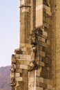 Statues and details on the walls of the Black Church on an autumn morning Royalty Free Stock Photo