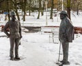 Statues of Edward VII, British King and Franz Joseph I