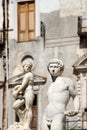 Statues from the fontana della vergogna, palermo Royalty Free Stock Photo