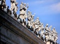 Statues of Founder Saints atop the Vatican