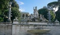 Statues of the Fountain of the Goddess of Rome Royalty Free Stock Photo