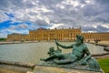 Statues and fountains at Versailles Palace in France Royalty Free Stock Photo