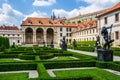 Statues and garden in Wallenstein Garden, Prague, Czech Republic Royalty Free Stock Photo