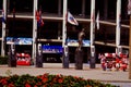 Statues in front of Old Busch Stadium Royalty Free Stock Photo