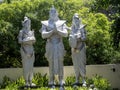 The Statues in Garuda Wisnu Kencana Cultural Park, Bali Indonesia Royalty Free Stock Photo