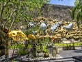 The Statues in Garuda Wisnu Kencana Cultural Park, Bali Indonesia Royalty Free Stock Photo