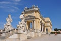 Statues at Gloriette in SchÃÂ¶nbrunn Palace Garden, Vienna - Austria