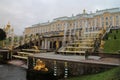 Statues of Grand Cascade, Grand Peterhof Palace Royalty Free Stock Photo