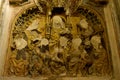 Statues from the iconoclasm without heads in the Dom church in Utrecht, Netherlands