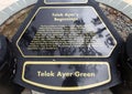 Telok Ayer Green in Chinatown, Singapore Royalty Free Stock Photo