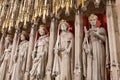 Statues inside Yorkminster Royalty Free Stock Photo