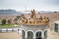 The statues of Jesus and Twelve Apostles, Domus Galilaeae in Israel Royalty Free Stock Photo