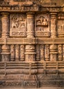 Statues of King Narasimhadeva and his Queen at Sun Temple, Konark, Orissa, India Royalty Free Stock Photo