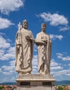 Statues of King Stephen and Queen Gisela, Veszprem, Hungary